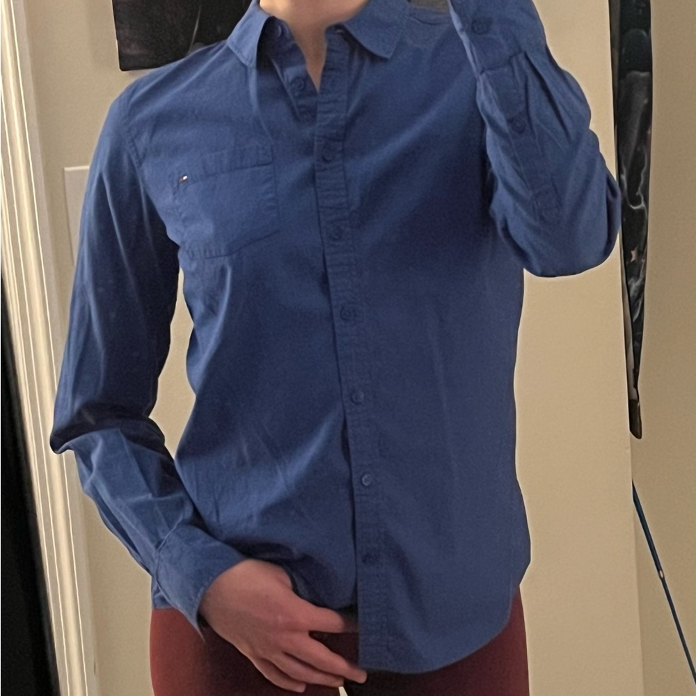Tommy Hilfiger Blue Button Down Shirt